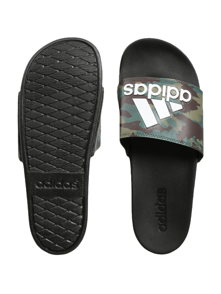 Men's ADILETTE COMFORT Black Slides