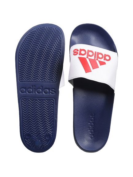 Men's ADILETTE SHOWER White Slides