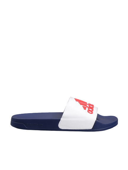 Men's ADILETTE SHOWER White Slides